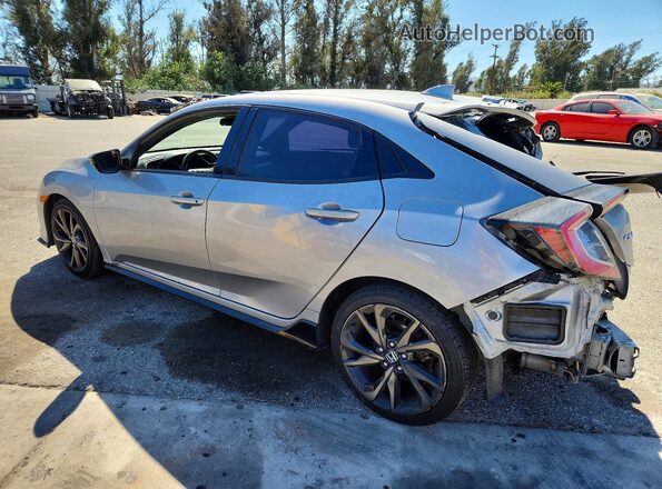 SHHFK7H44JU203155 2018 HONDA CIVIC Silver უკანა მარცხენა