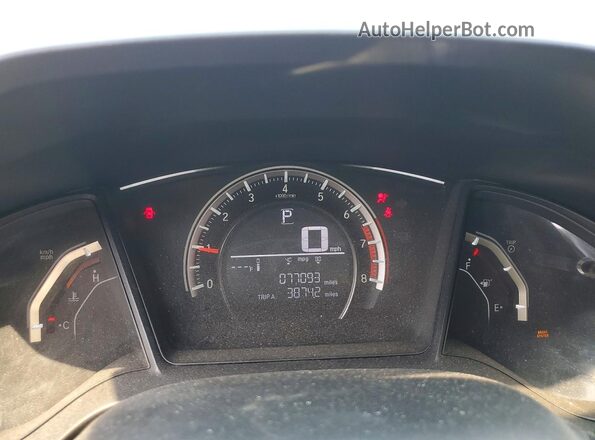 SHHFK7H44JU233496 2018 HONDA CIVIC Угольный Вид щитка приборов