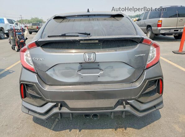 SHHFK7H44JU233496 2018 HONDA CIVIC Угольный Вид сзади