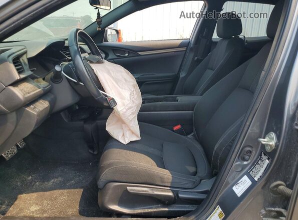 SHHFK7H44JU233496 2018 HONDA CIVIC Угольный Вид салона спереди