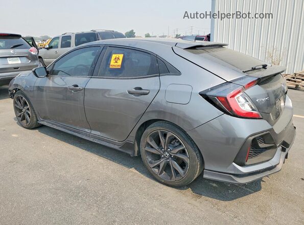 SHHFK7H44JU233496 2018 HONDA CIVIC Угольный Задняя левая четверть