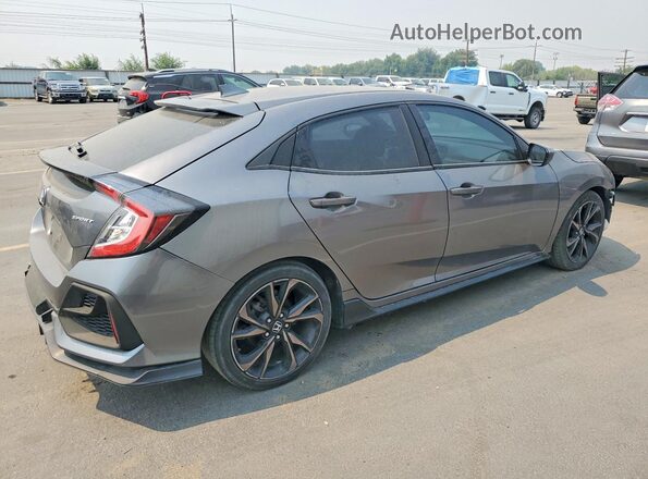 SHHFK7H44JU233496 2018 HONDA CIVIC Угольный Задняя правая четверть