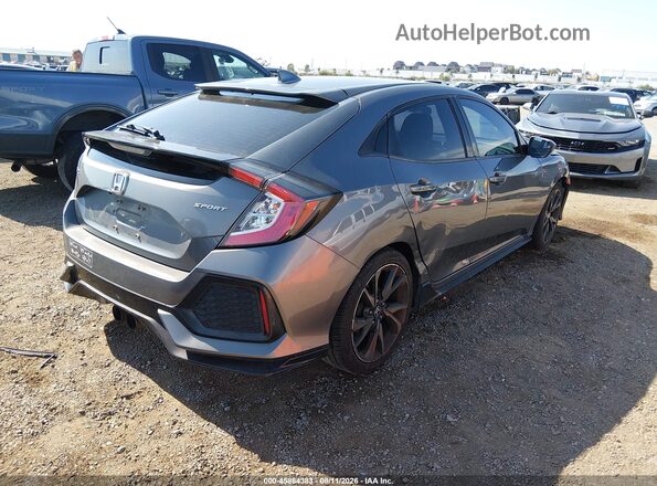 SHHFK7H44JU424738 2018 HONDA CIVIC Gray Trasero derecho