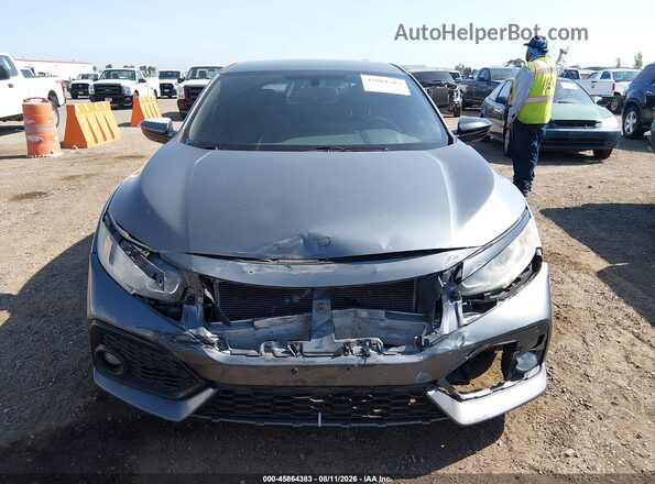 SHHFK7H44JU424738 2018 HONDA CIVIC Gray Vista del cuadro de instrumentos