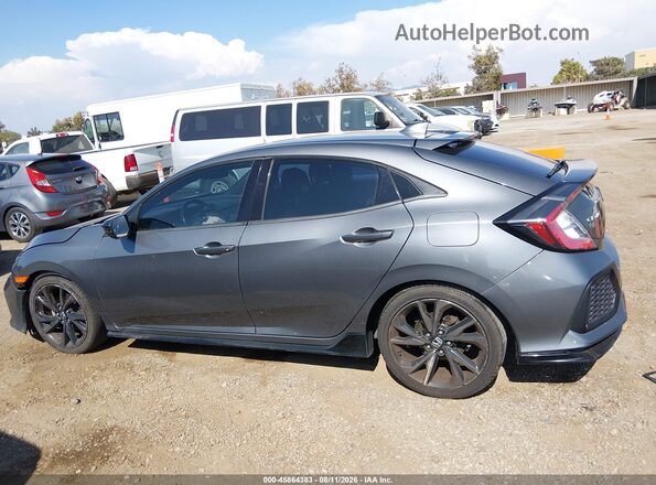 SHHFK7H44JU424738 2018 HONDA CIVIC Gray Vista interior de 360 grados