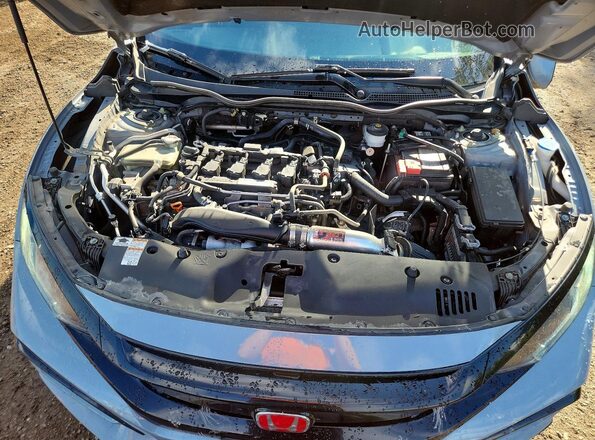 SHHFK7H44LU302027 2020 HONDA CIVIC Blue Սալոնի հետևի տեսք
