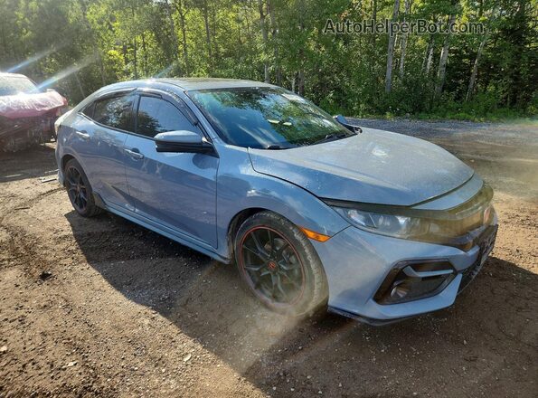 SHHFK7H44LU302027 2020 HONDA CIVIC Blue Առջևի աջ
