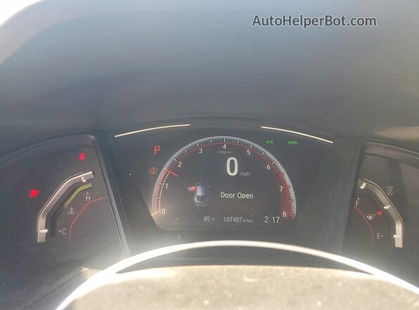 SHHFK7H44LU411023 2020 HONDA CIVIC Синий Вид щитка приборов