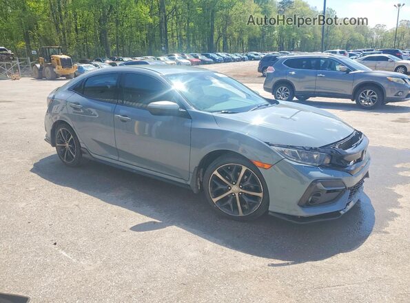SHHFK7H44LU411023 2020 HONDA CIVIC Синий Передняя правая четверть