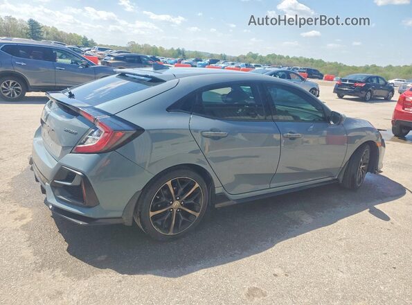 SHHFK7H44LU411023 2020 HONDA CIVIC Синий Задняя правая четверть