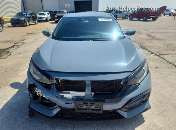 SHHFK7H44MU222874 2021 HONDA CIVIC Blue Widok z przodu