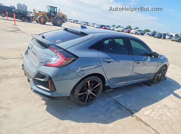 SHHFK7H44MU222874 2021 HONDA CIVIC Blue Tył prawy