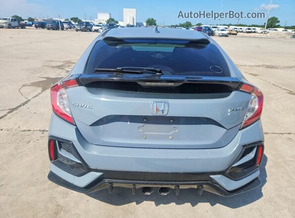 SHHFK7H44MU222874 2021 HONDA CIVIC Blue Widok z tyłu