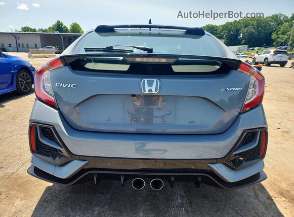 SHHFK7H44MU414957 2021 HONDA CIVIC Серый Вид сзади