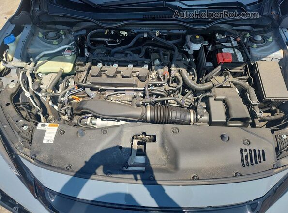 SHHFK7H44MU414957 2021 HONDA CIVIC Серый Вид задней части салона