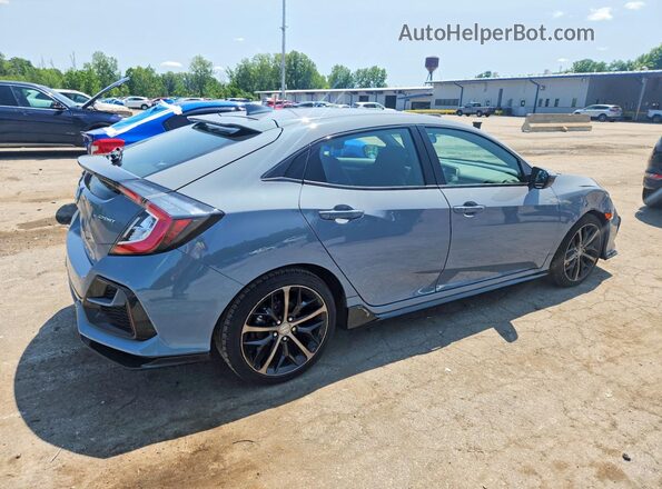 SHHFK7H44MU414957 2021 HONDA CIVIC Серый Задняя правая четверть