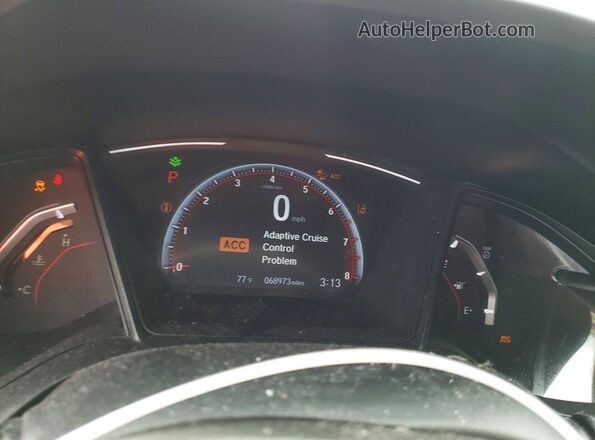 SHHFK7H44MU422136 2021 HONDA CIVIC White Vista del cuadro de instrumentos
