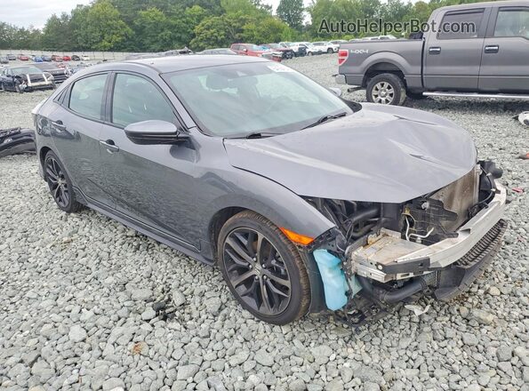 SHHFK7H45LU225586 2020 HONDA CIVIC Gray Առջևի աջ