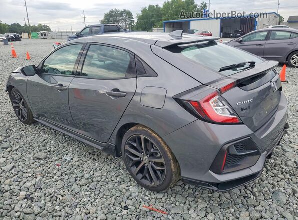 SHHFK7H45LU225586 2020 HONDA CIVIC Gray Հետևի ձախ