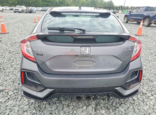 SHHFK7H45LU225586 2020 HONDA CIVIC Gray Հետևի տեսք