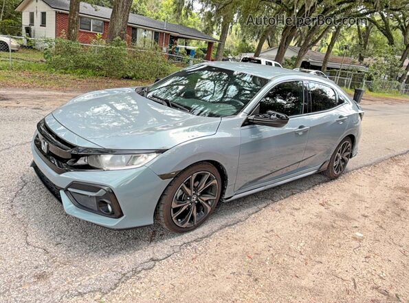 SHHFK7H46HU228097 2017 HONDA CIVIC Blue Tył lewy
