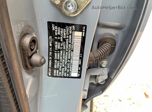 SHHFK7H46HU228097 2017 HONDA CIVIC Blue Widok tylnych siedzeń