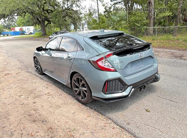 SHHFK7H46HU228097 2017 HONDA CIVIC Blue Tył prawy