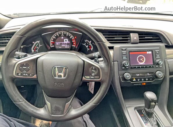 SHHFK7H46HU228097 2017 HONDA CIVIC Blue Widok zestawu wskaźników
