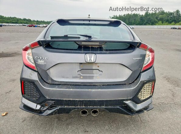 SHHFK7H46JU415524 2018 HONDA CIVIC Gray Vista trasera