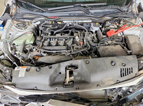 SHHFK7H46MU202805 2021 HONDA CIVIC Белый Вид задней части салона