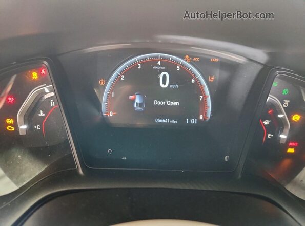 SHHFK7H46MU202805 2021 HONDA CIVIC Белый Вид щитка приборов