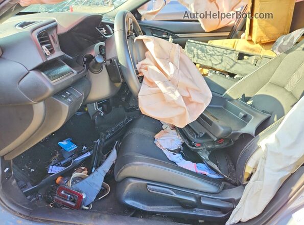 SHHFK7H46MU229311 2021 HONDA CIVIC Gray Widok wnętrza z przodu