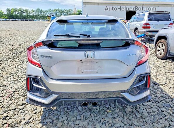 SHHFK7H46MU403121 2021 HONDA CIVIC Silver Հետևի տեսք