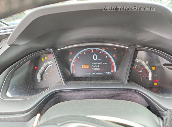 SHHFK7H46MU403121 2021 HONDA CIVIC Silver Սարքավորումների վահանակի տեսք