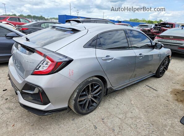 SHHFK7H47MU218754 2021 HONDA CIVIC Silver Tył prawy