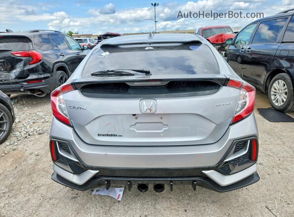 SHHFK7H47MU218754 2021 HONDA CIVIC Silver Widok z tyłu