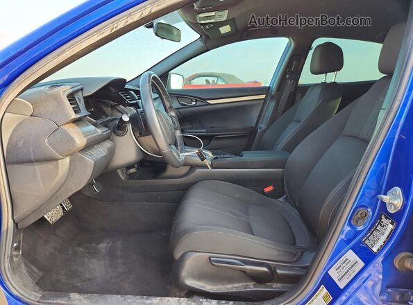 SHHFK7H48JU238457 2018 HONDA CIVIC Синий Вид салона спереди