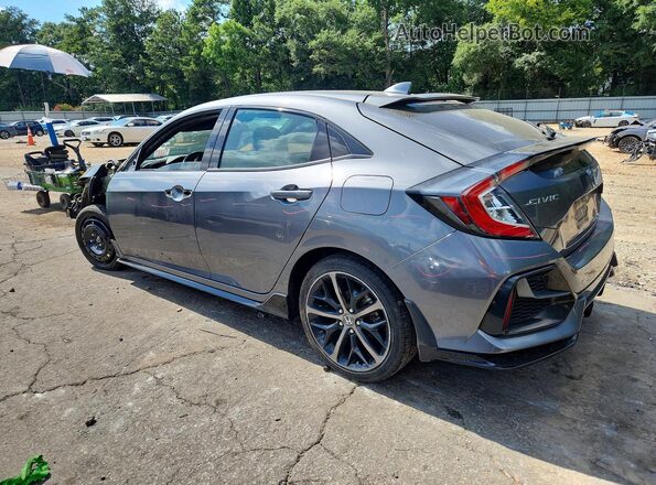 SHHFK7H48MU210260 2021 HONDA CIVIC Gray უკანა მარცხენა