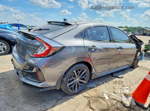 SHHFK7H48MU210260 2021 HONDA CIVIC Gray უკანა მარჯვენა