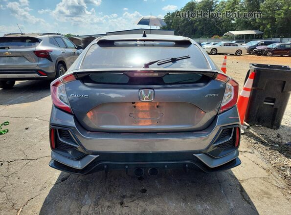 SHHFK7H48MU210260 2021 HONDA CIVIC Gray უკანა ხედი