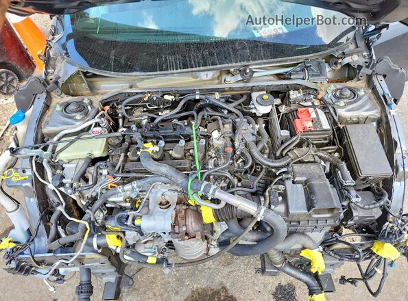 SHHFK7H48MU210260 2021 HONDA CIVIC Gray უკანა სალონის ხედი