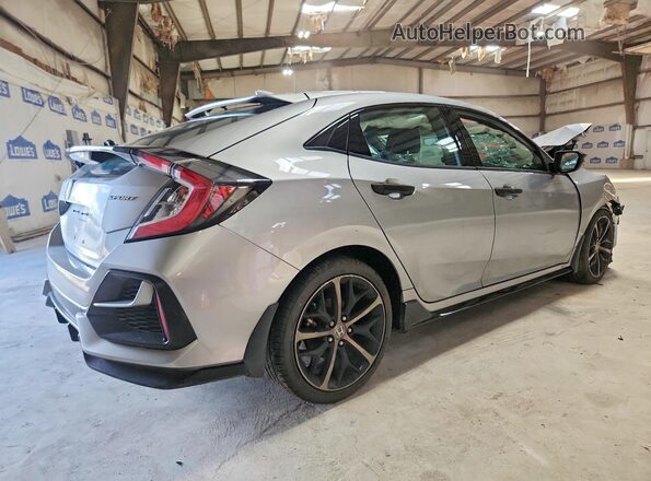 SHHFK7H48MU219587 2021 HONDA CIVIC Silver Trasero derecho