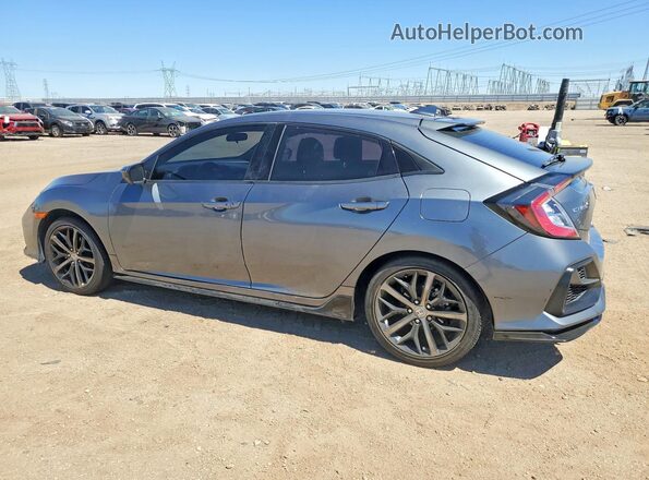 SHHFK7H48MU222599 2021 HONDA CIVIC Charcoal უკანა მარცხენა