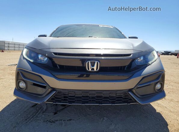 SHHFK7H48MU222599 2021 HONDA CIVIC Charcoal წინა ხედი