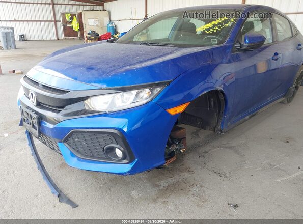 SHHFK7H49HU419920 2017 HONDA CIVIC Blue Front view
