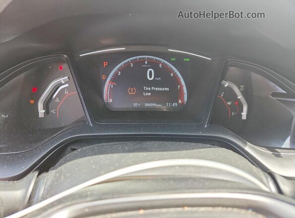 SHHFK7H49LU418565 2020 HONDA CIVIC Gray Սարքավորումների վահանակի տեսք