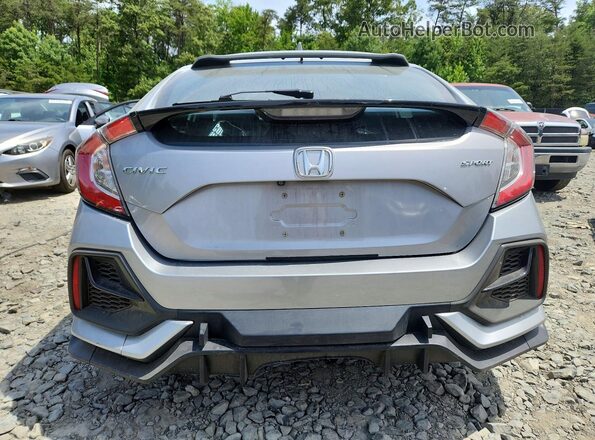 SHHFK7H49LU418565 2020 HONDA CIVIC Gray Հետևի տեսք
