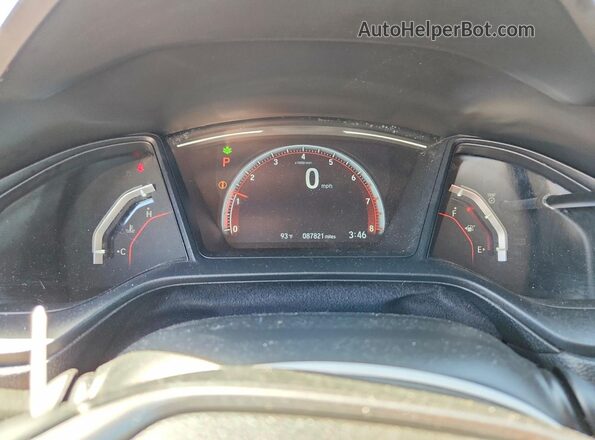 SHHFK7H4XMU210275 2021 HONDA CIVIC Gray Vista del cuadro de instrumentos