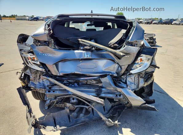 SHHFK7H4XMU210275 2021 HONDA CIVIC Gray Vista trasera