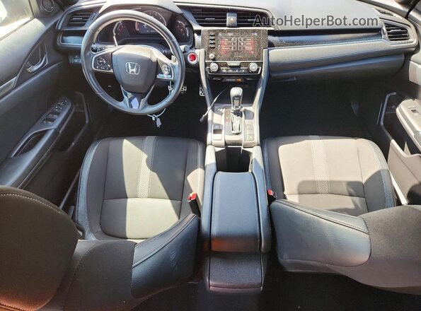 SHHFK7H4XMU210275 2021 HONDA CIVIC Gray Vista del salpicadero